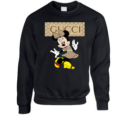 Minnie Mouse Unisex Cotton Crewneck Sweatshirt