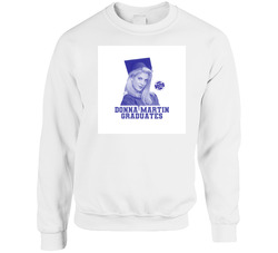 Donna Martin Graduates 90210 Holiday Ornament Unisex Cotton Crewneck Sweatshirt