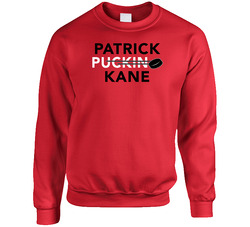 Patrick Puckin Kane Hockey Sports Unisex Cotton Crewneck Sweatshirt