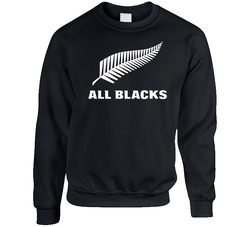 Nw Zalnd All Blks Logo 1 Unisex Cotton Crewneck Sweatshirt