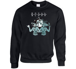 B Royal Blood 2 220814153 Unisex Cotton Crewneck Sweatshirt