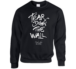 Roger Waters - Tear Down The Wall 1 Unisex Cotton Crewneck Sweatshirt