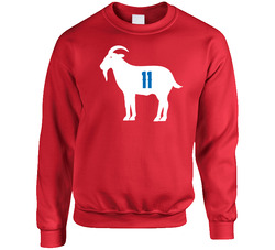 Isiah Thomas 11 Goat Detroit Basketball Fan Unisex Cotton Crewneck Sweatshirt