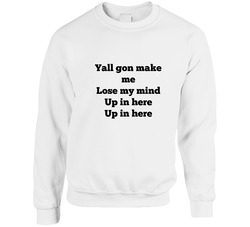 Funny Baby Onsie, Infant Tshirt, Baby Shower Gift, Rap Song Unisex Cotton Crewneck Sweatshirt