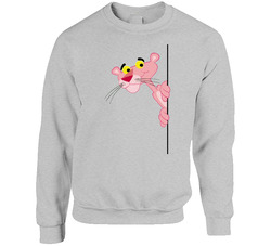 Pink Panther Neck gaiter Unisex Cotton Crewneck Sweatshirt