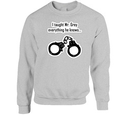 50shadesitaughtgrey Unisex Cotton Crewneck Sweatshirt