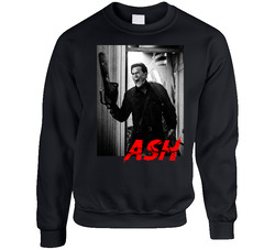 Ash Vs Evil Dead Horror Tv Show Character Name Unisex Cotton Crewneck Sweatshirt