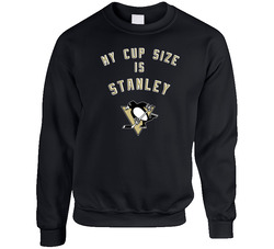 Pittsburgh Penguins Hockey,pittsburgh Penguins Tshirt, My Cup Size Is Stanley Pittsburgh Penguins Unisex Cotton Crewneck Sweatshirt