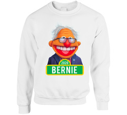 Bernie Sanders 2020 Sesame Street Parody Unisex Cotton Crewneck Sweatshirt