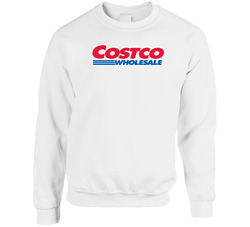 Costco Logo Unisex Cotton Crewneck Sweatshirt