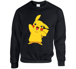 Tw Pikachu 3 060715 Unisex Cotton Crewneck Sweatshirt