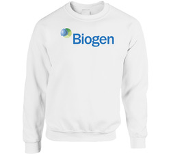Biogen Inc Nasdaq Company Logo Employee Fan Unisex Cotton Crewneck Sweatshirt