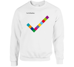 Yes Pet Shop Boy Logo Unisex Cotton Crewneck Sweatshirt