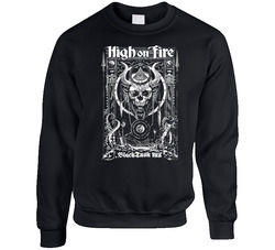 A Hgh O Fre Logo 1 Skull Unisex Cotton Crewneck Sweatshirt