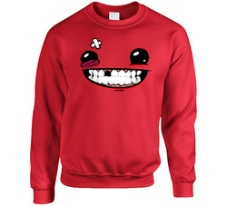Meatboy Unisex Cotton Crewneck Sweatshirt
