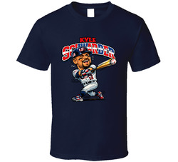 Kyle Schwarber Usa Baseball Classic Caricature T Shirt