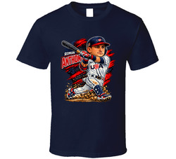 Roman Anthony Usa Baseball Classic Caricature T Shirt