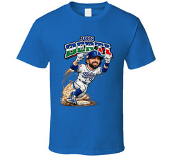 Jon Berti Italy Baseball Classic Caricature T Shirt