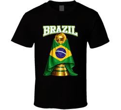 Brazil World Cup Soccer Fan T Shirt