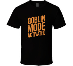 Goblin Mode Activated Gen Z Funny Quote T Shirt