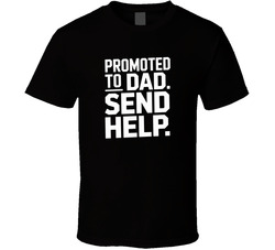 Promoted To Dad Send Help Fathers Day Bo T Shirt