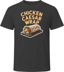 Chicken Caesar Wrap Comfort Favourite Food T Shirt