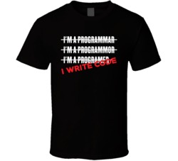 I Write Code I'm A Programmer Funny Geek Computer Web Design T Sh