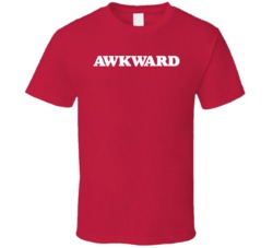 Awkward Funny Geek Teen Embarassed Silly T shirt
