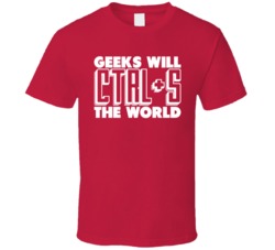 Geeks Will CTRL S The World Funny Geek Computer Control Save T Shirt