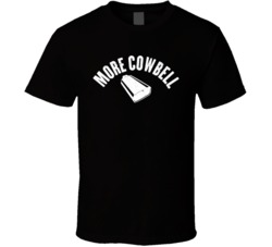 More Cowbell Funny Rock Music Distressed T Shirt