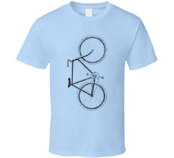 Bicycle Hipster Geek Environmentalist Green Awareness T Shirt
