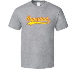 Superdad Funny Dad Father's Day Husband Distressed T Shirt