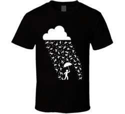 Raining Cats And Dogs Funny Wet Weather Rain T Shirt