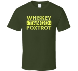 Whiskey Tango Foxtrot Funny WTF Distressed T Shirt