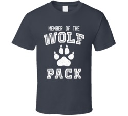 Member Of The Wolf Pack Funny Hang Over T Shirt