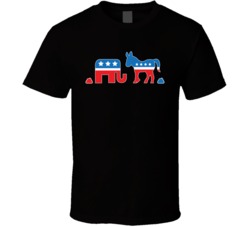 Everyone Poops Funny Political Party Democrat Republican T Shirt
