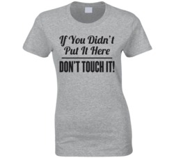 If You Didn't Put It Here Don't Touch It Funny T Shirt