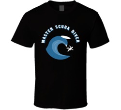 Master Scuba Diver Funny Surfing Wipeout T Shirt