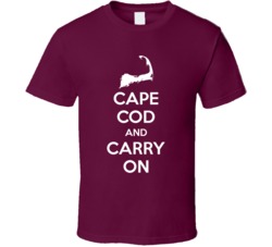 Cape Cod And Carry On Parody Keep Calm T Shirt