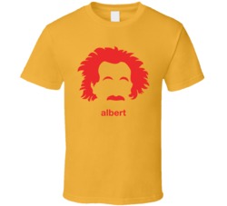 Albert Einstein Silhouette Science T Shirt