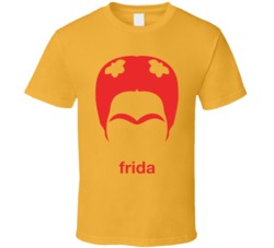 Frida Khalo Silhouette Painter Artist T Shirt