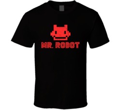 Mr Robot TV Show Distressed T Shirt