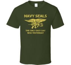 Navy Seals American Military Distressed T Shirt