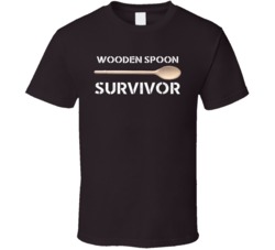 Wooden Spoon Survivor Funny T Shirt