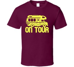 Camper Caravan On Tour T Shirt