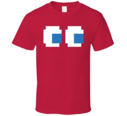 Pac Man Ghost Eyes T Shirt