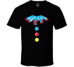 Clown Costume Funny Halloween T Shirt