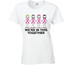We're In This Together Breast Cancer Awareness T Shirt