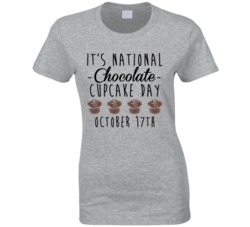 Its National Chocolate Cupcake Day October 17th Fun Celebration Day T 
