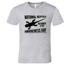 National Reptile Awareness Day October 21st Fun Celebration T Shirt